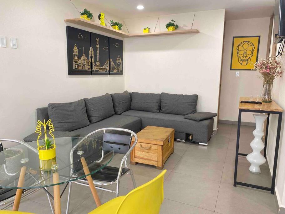 Downtown Depto Con Terraza Privada Apartamento Cidade do México Exterior foto